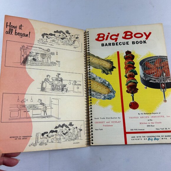 Vintage 60s Big Boy Americas Most Popular Barbeque Book Cookbook Recipes BBQ - Picture 3 of 10